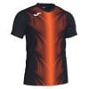 Joma Olimpia T-shirt (m) Black-Fluo Orange