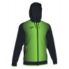 Joma Supernova Hooded Tracksuit Jacket (m) Black-Fluo Green