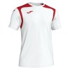 Joma Champion V Short Sleeve Shirt White-Red