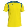 Joma Champion V Short Sleeve Shirt Yellow-Royal Blue