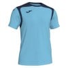 Joma Champion V Short Sleeve Shirt Fluo Turquoise-Navy