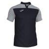 Joma Hobby II Poly Cotton Polo Black-Melange