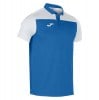 Joma Hobby II Poly Cotton Polo Royal-White