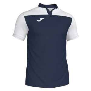 Joma Hobby II Poly Cotton Polo Navy-White
