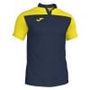 Joma Hobby II Poly Cotton Polo Navy-Yellow