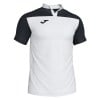 Joma Hobby II Poly Cotton Polo White-Black