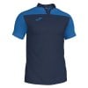 Joma Hobby II Poly Cotton Polo Navy-Royal