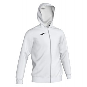 Joma Menfis Zip Hooded Track Jacket White