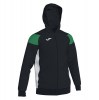 Joma Crew III Zip Hoodie Black-Green