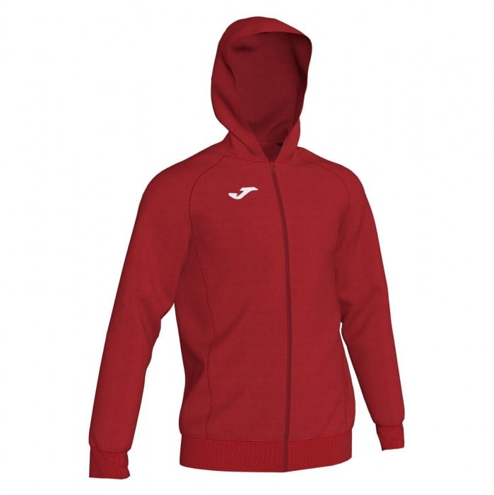 Joma Menfis Zip Hooded Track Jacket Red