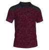 Joma Winner II Polo Burgundy Grey-Black