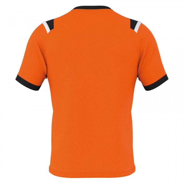 Errea Lucas Short Sleeve Shirt Orange-Black-White