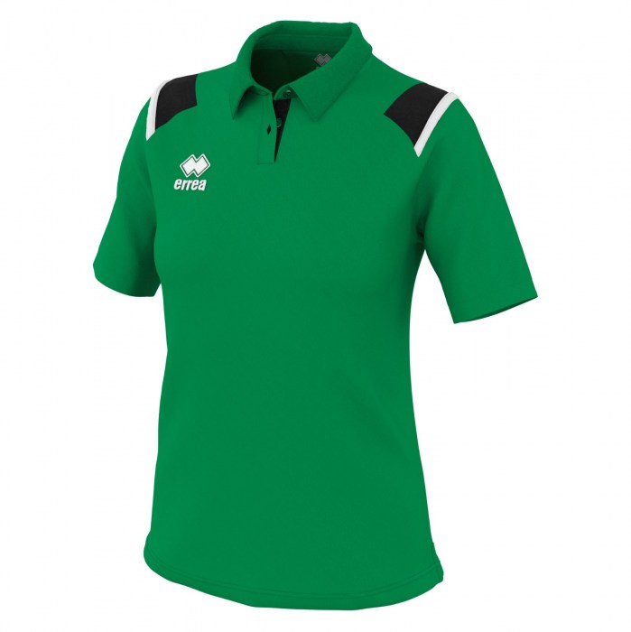 Errea Womens Leonor Polo (w) Green-Black-White