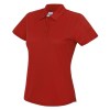 Womens Cool Polo (W) Fire Red