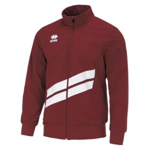 Errea Jim Tracksuit Jacket Maroon-White
