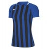 Nike Womens Striped Division III Short Sleeve Jersey (W) Royal Blue-Black-White