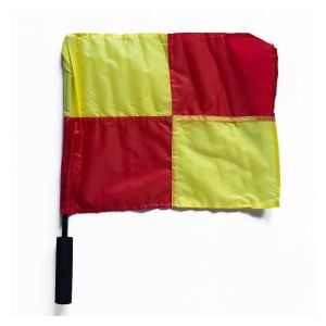 Linesmen Flag - Square & Stitched With Carry Pouch