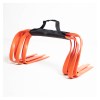 Super Agility 9'' Hurdles (Set of 6) with carry handle Orange