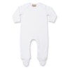 Contract Long Sleeve Baby SleepSuit White-White