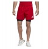 adidas Classic 3S Rugby Shorts Scarlet-White