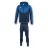 Joma Essential Hooded Tracksuit Royal-Navy