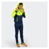 Joma Essential Hooded Tracksuit Fluo Yellow-Navy