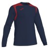 Joma Champion V Long Sleeve Football Shirt Navy-Red