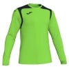 Joma Champion V Long Sleeve Football Shirt Fluo Green-Black