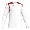 Joma Champion V Long Sleeve Football Shirt White-Red