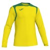 Joma Champion V Long Sleeve Football Shirt Yellow-Green