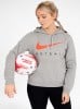 ENGLAND NETBALL SWOOSH YOUTHS HOODIE - Dark Grey Heather