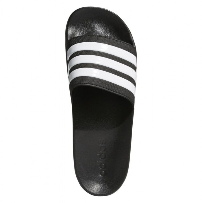 adidas Adilette Cloudfoam Slides Black-White