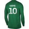 Nike Park VII Dri-FIT Long Sleeve Football Shirt Pine Green-White