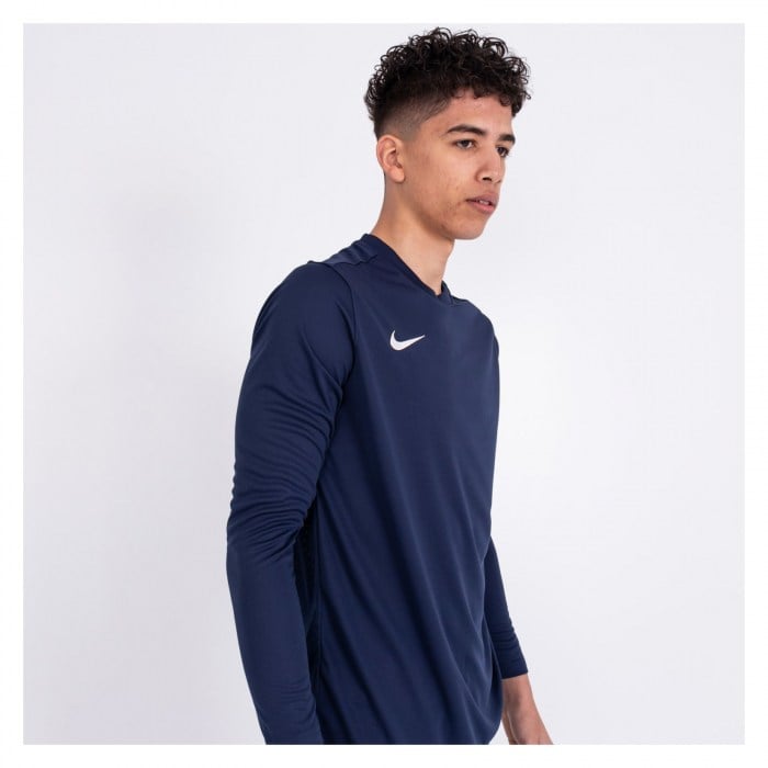 Nike Park VII Dri-FIT Long Sleeve Football Shirt Midnight Navy-White