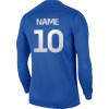 Nike Park VII Dri-FIT Long Sleeve Football Shirt Royal Blue-White