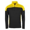 Stanno Pride 1/4 Zip Midlayer Black - Yellow