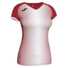 Joma Womens Supernova T-shirt (w) Red-White
