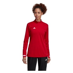 adidas Womens Team 19 1/4 Zip Jersey (W) - Kitlocker.com