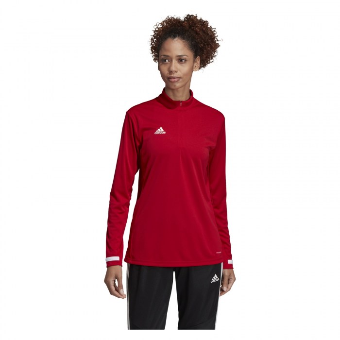 Adidas-LP Womens Team 19 1/4 Zip Jersey (W)