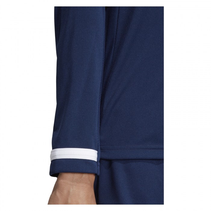 Adidas-LP Womens Team 19 1/4 Zip Jersey (W) Team Navy Blue-White