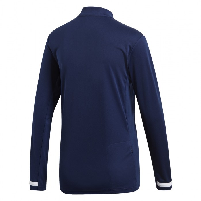 Adidas-LP Womens Team 19 1/4 Zip Jersey (W) Team Navy Blue-White