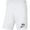 Nike Park III Shorts White-Black