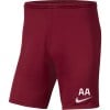 Nike Park III Shorts Team Red-White