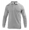 Errea Team Colours Long Sleeve Polo Shirt Grey