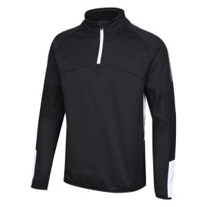 Classic Pro 1/4 Zip Midlayer Black-White