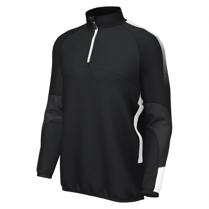 Classic Pro 1/4 Zip Midlayer Black-White