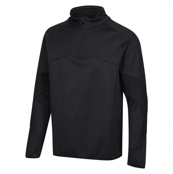 Classic Pro 1/4 Zip Midlayer Black-Black