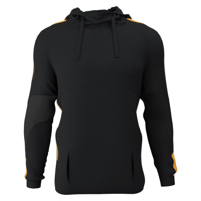 Classic Pro Performance Hoodie Black-Amber