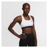 Nike Womens Swoosh Medium Support Sports Bra White-Black-Black