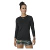 Nike Pro Long Sleeve Mesh Top - Black/White